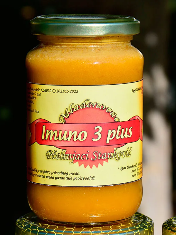 Imuno 3 plus - Med polen propolis kao osnovna imuno formula